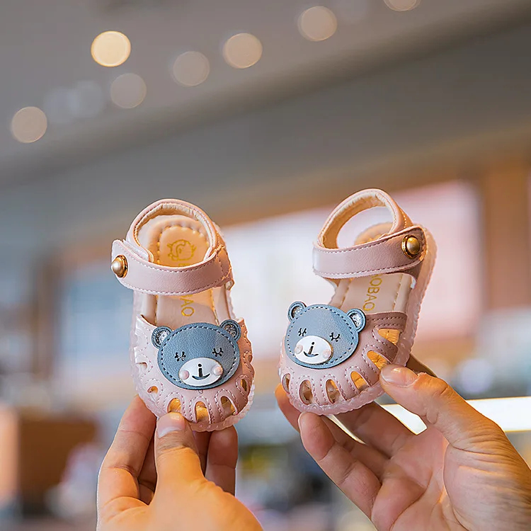 

Сандалии из экокожи для новорожденных девочек, босоножки с цветочным принтом, кроссовки для начинающих ходить детей, хит продаж, лето 2020