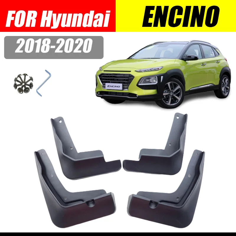 

For Hyundai Kona Encino mudguard Hyundai fenders Kona Encino mud flaps splash guards car accessories auto styling 2018-2019