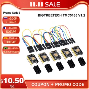 bigtreetech tmc5160 v1 2 stepper motor driver high power 3d printer parts for btt skr pro skr v1 4 turbo tmc2209 skr mini e3 free global shipping