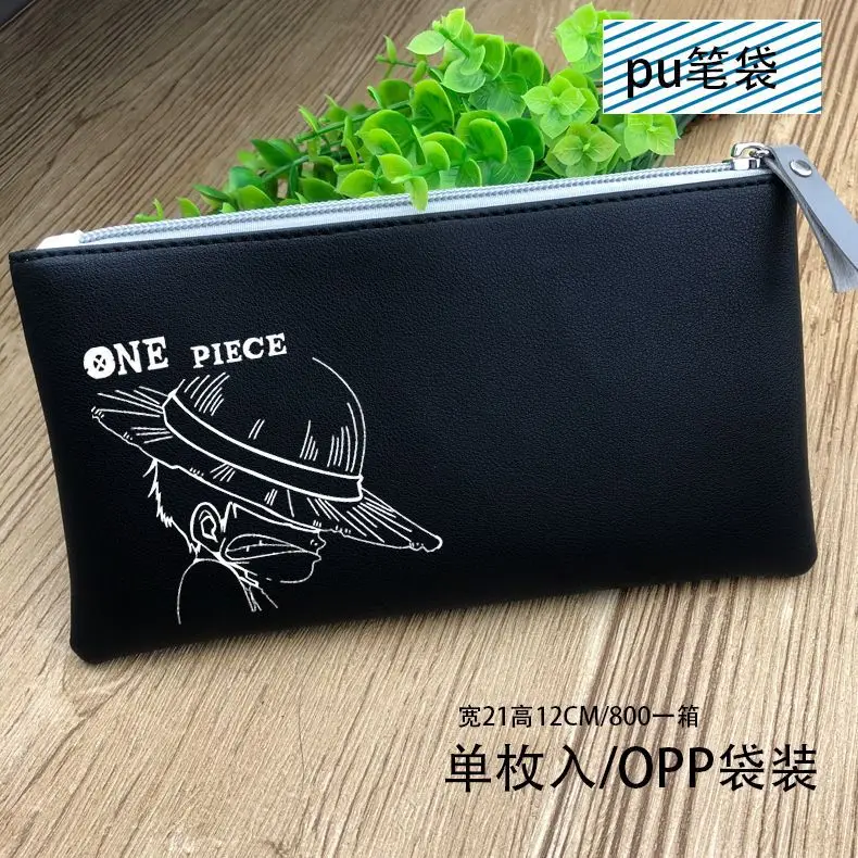 One Piece-1 Аниме атака на титановых крыльях свободы красочные печатные с бумажником Длинный кошелек на молнии - Цвет: One Piece-1