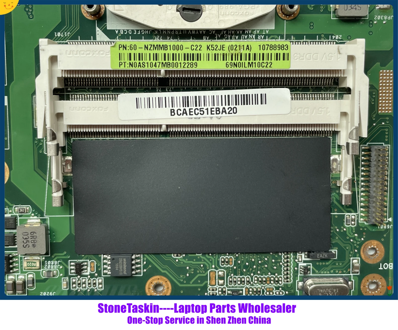 Высокое качество для Asus K52J A52J K52JR K52 K52JE X52J Материнская плата ноутбука Rev2.2 HM55 PGA989 DDR3