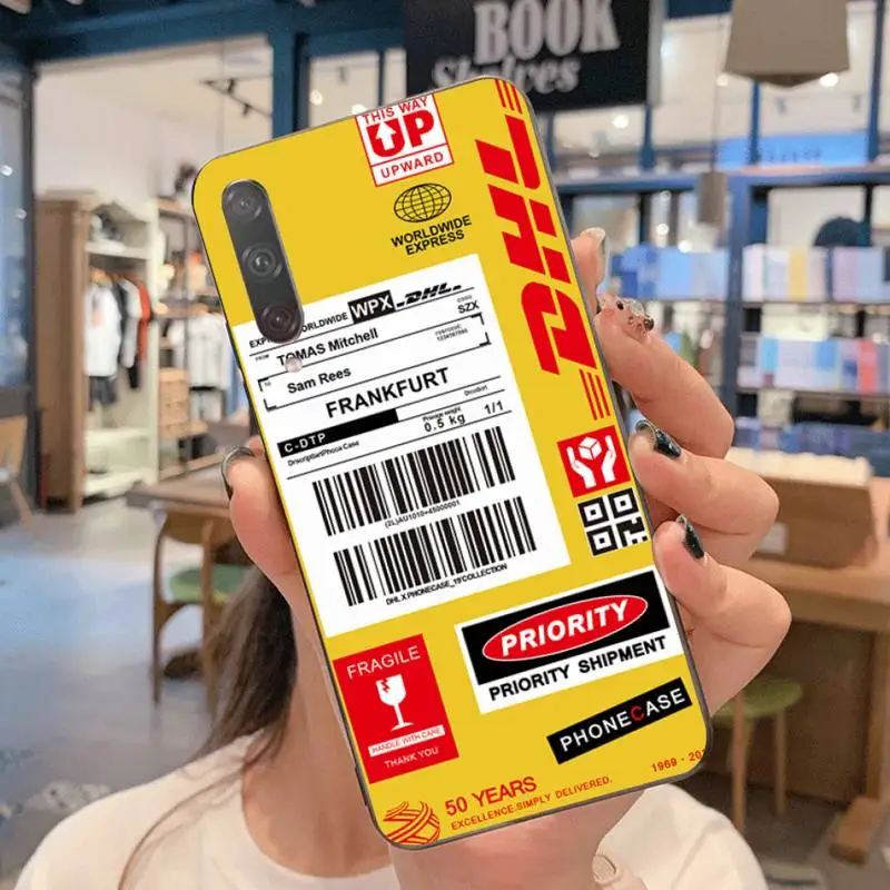 DHL Express чехол для телефона из мягкого силикона и ТПУ с этикеткой 50-го юбилейного