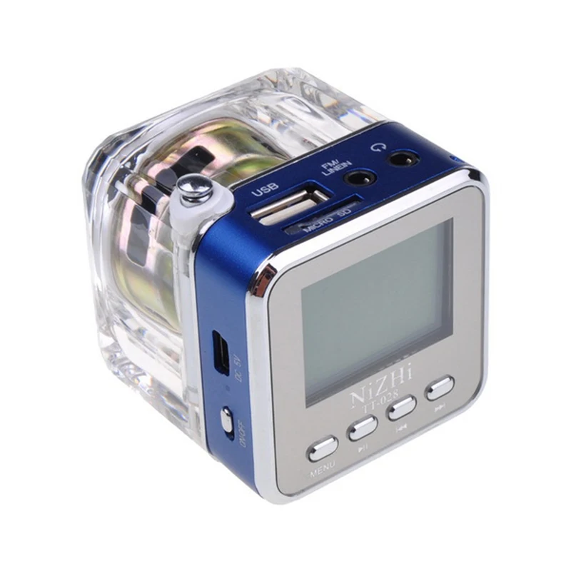 ЖК-дисплей со светодиодный Ной подсветкой мини mp3-плеер динамик TF карта FM TT028