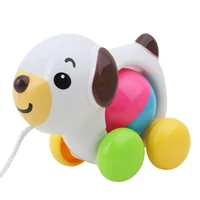 cute pull toy outdoor toys little duck puppy infant toddler rope baby toys rattles stroller toy jk993440