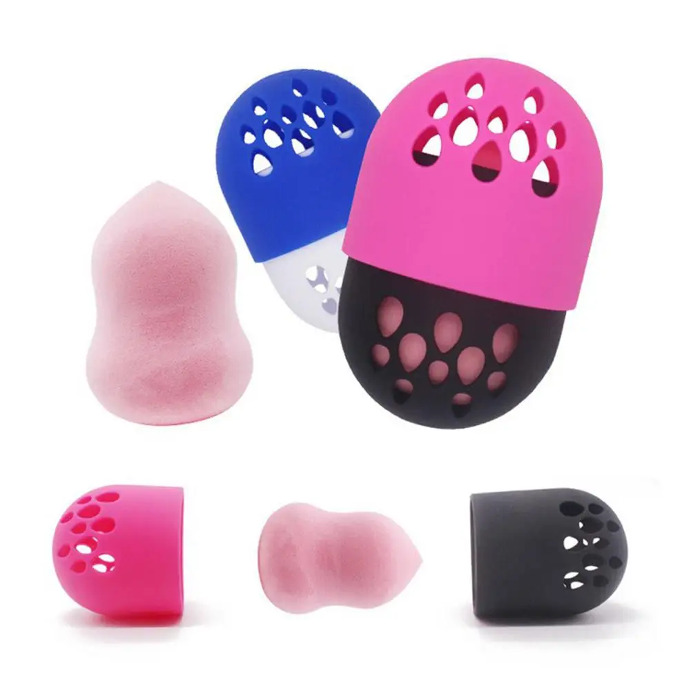 Мягкий Силиконовый Футляр Для Хранения пудры для макияжа держатель яйца|Наборы