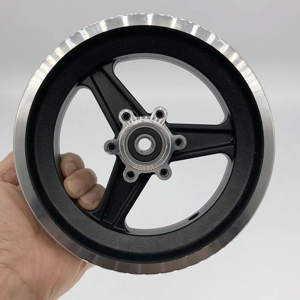 

6.5 Inch Electric Scooter Wheel 650g Aluminum Alloy Black 177*177*55mm