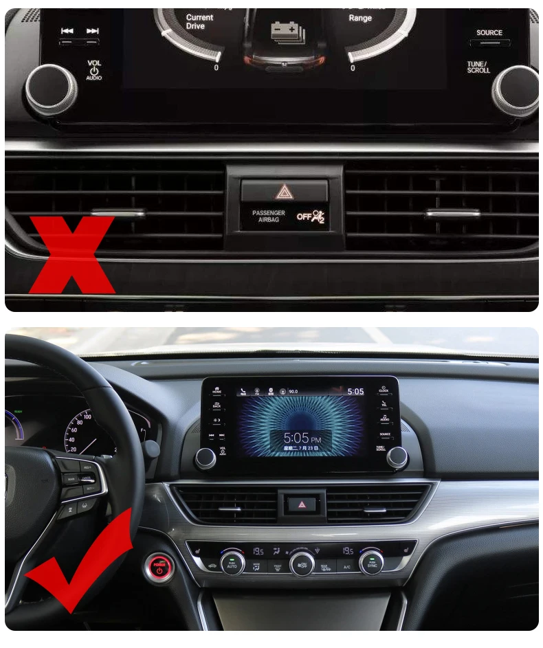 Автомобильный держатель для телефона Honda Accord 10, специальный автомобильный держатель для мобильного телефона, навигационная подставка, аксессуары для мобильного телефона