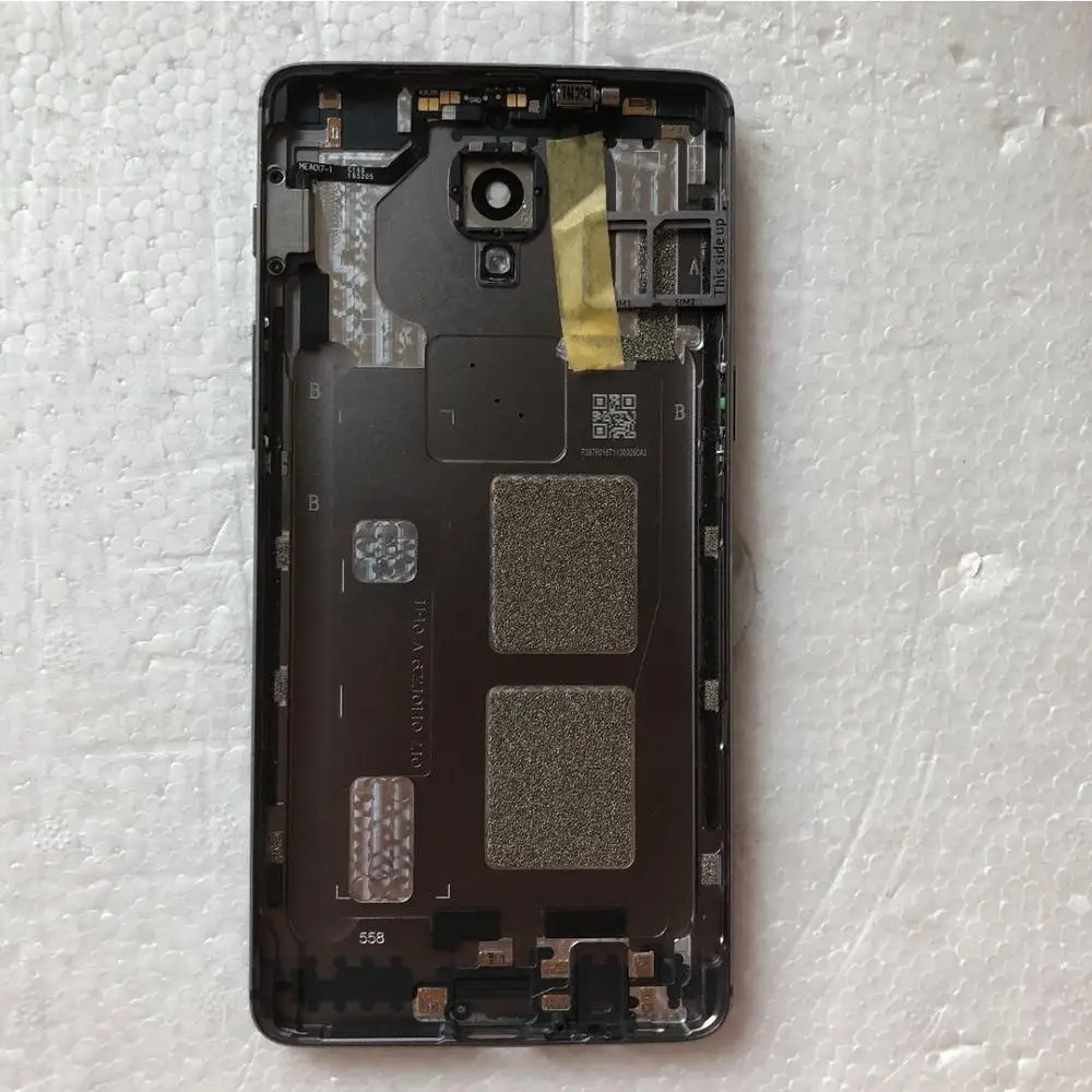 Оригинал 100% ONEPLUS 3 3T Металлическая задняя крышка корпуса Сменный Чехол на заднюю