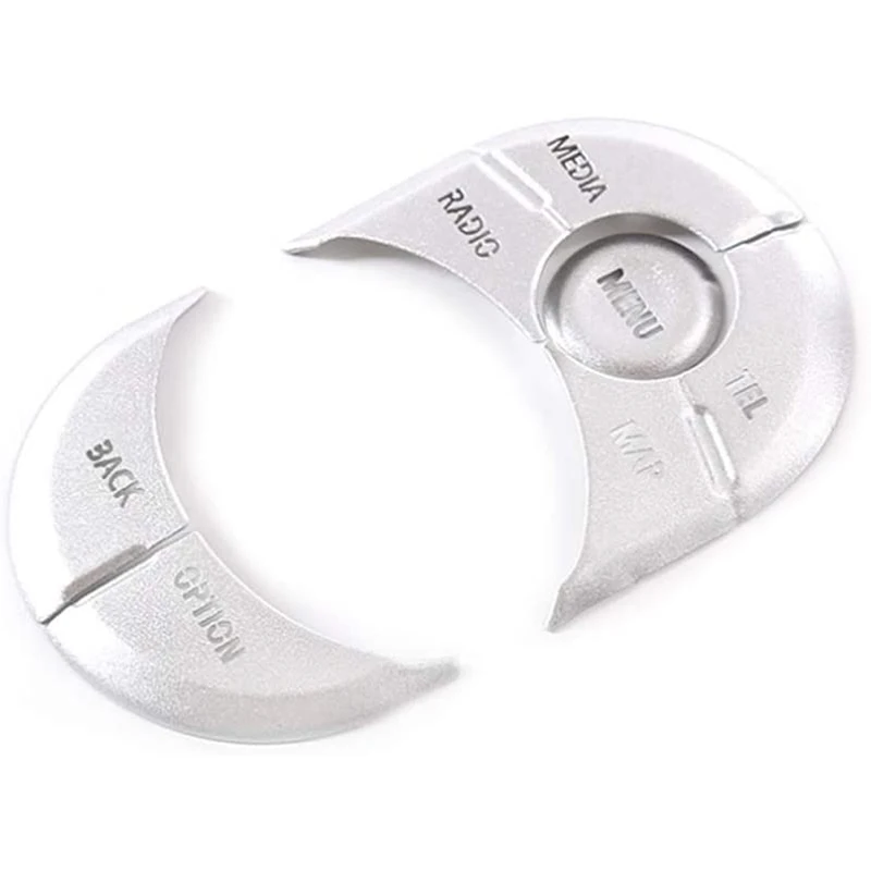 Автомобильная алюминиевая консоль мультимедийная кнопка рамка наклейка для MINI