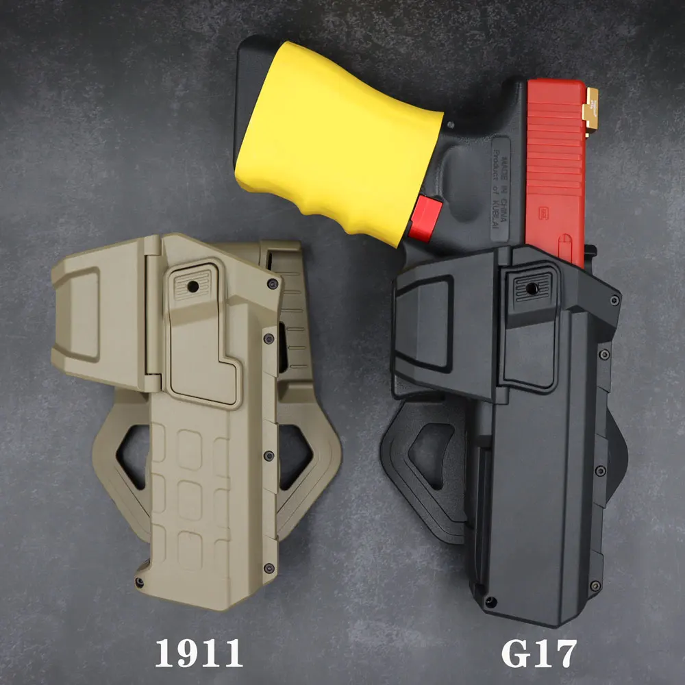 

Tactical Movable Pistol Airsoft Holsters for Glock G17 18 Kublai P1 1911 P4 Mounted Holster Right Hand Waist Gun Holster Hunting