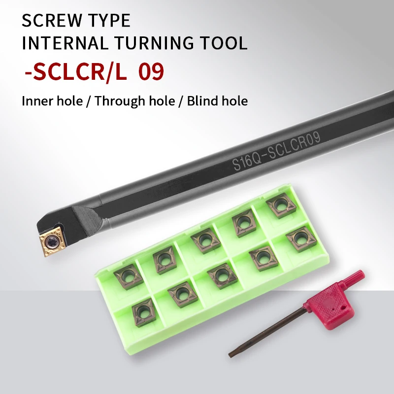 Токарный инструмент SCLCR/L S12M-SCLCR S16Q-SCLCR S25S-SCLCR внутренний токарный станок расточной Барные инструменты для CCMT09 поворотные твердосплавные вкладыши