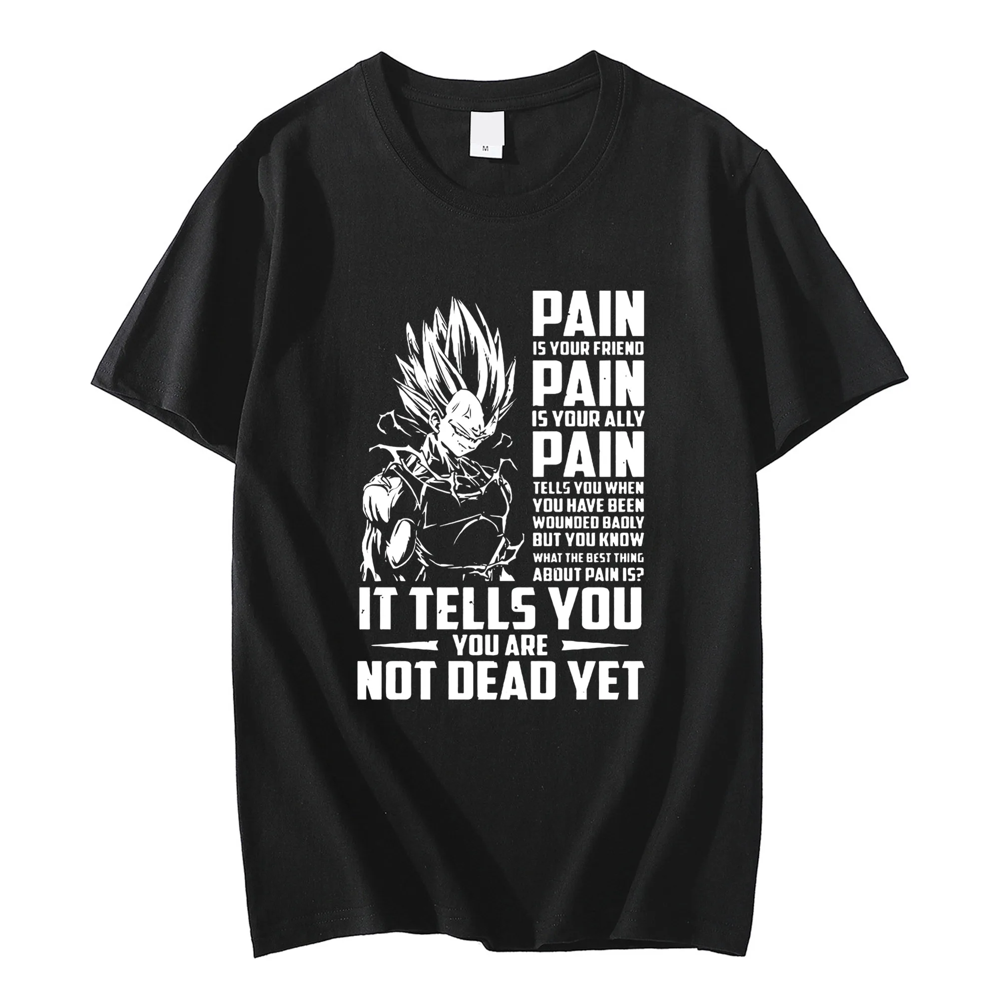 

Men Women Not Dead Yet Super Saiyan Dragon Ball Z Men T Shirt Tees