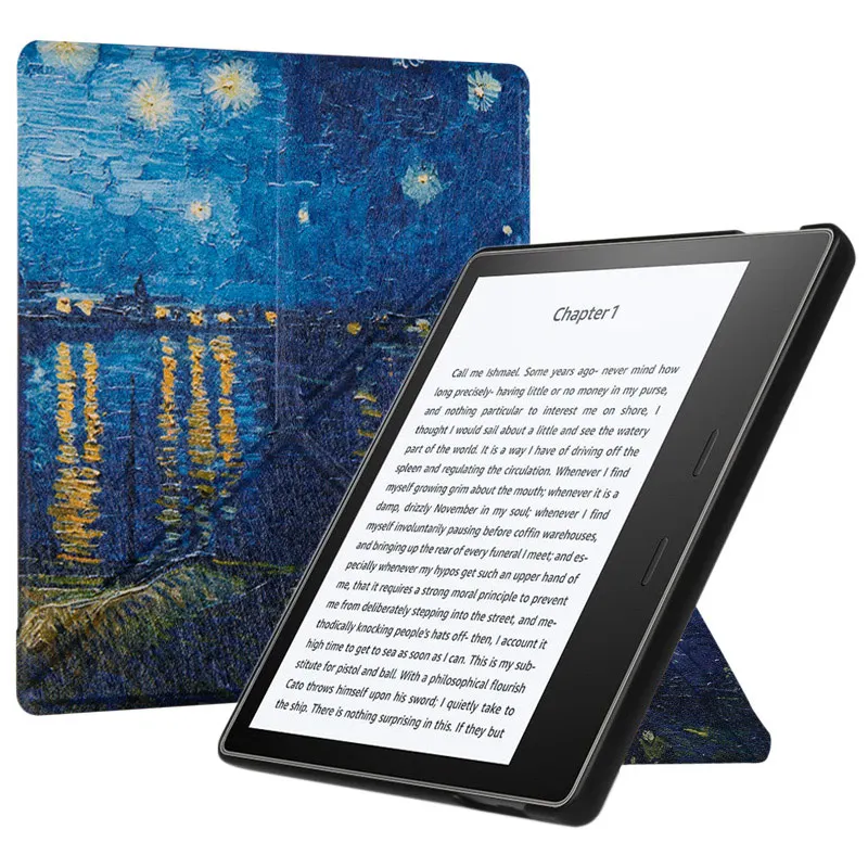 Чехол для Amazon " Kindle Oasis 2 eReader(9th Generation, только Release)-стоячий оригами Тонкий чехол с функцией автоматического пробуждения/сна - Цвет: Rhone