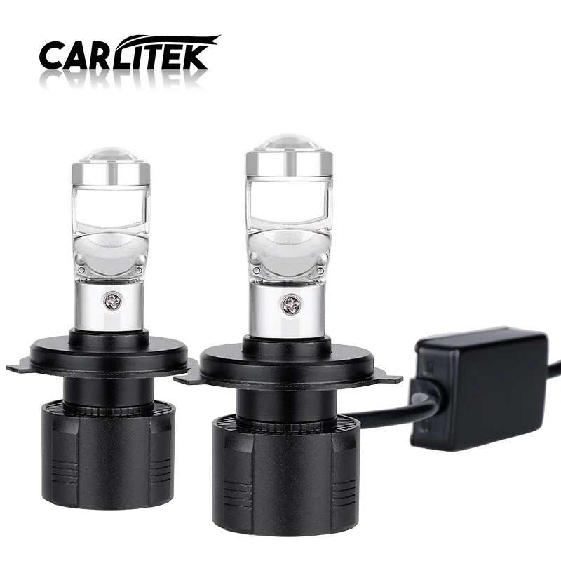 H4 H7 светодиодный мини проектор лампа для линз дальний/ближний свет
