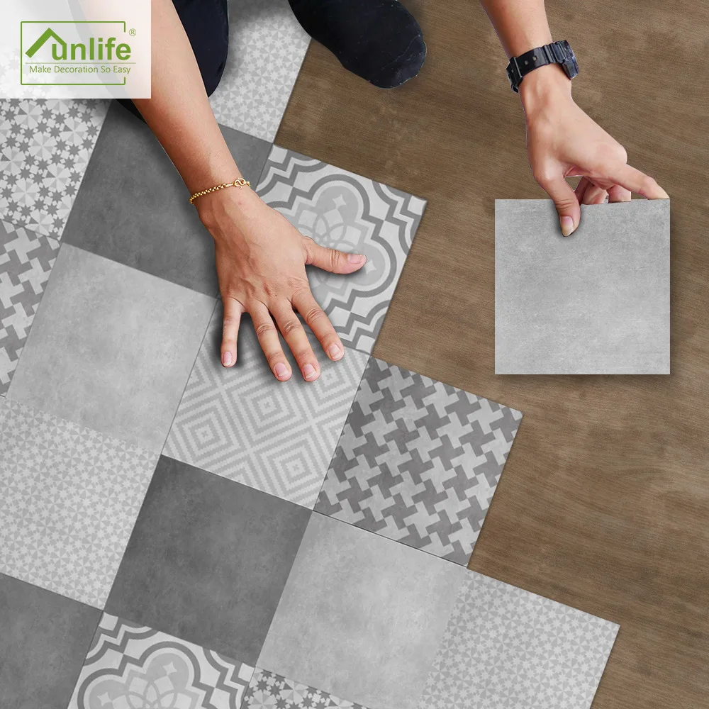 10 шт Аква Марокканская самоклеющаяся Ванная Кухня стены для лестницы и пола