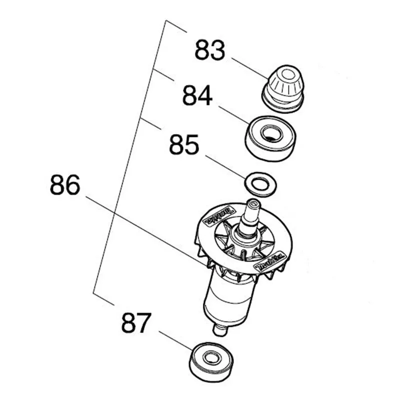 

AC220-240V MAKITA 519513-5 Rotor Motor Armature for DHR280 Rotor