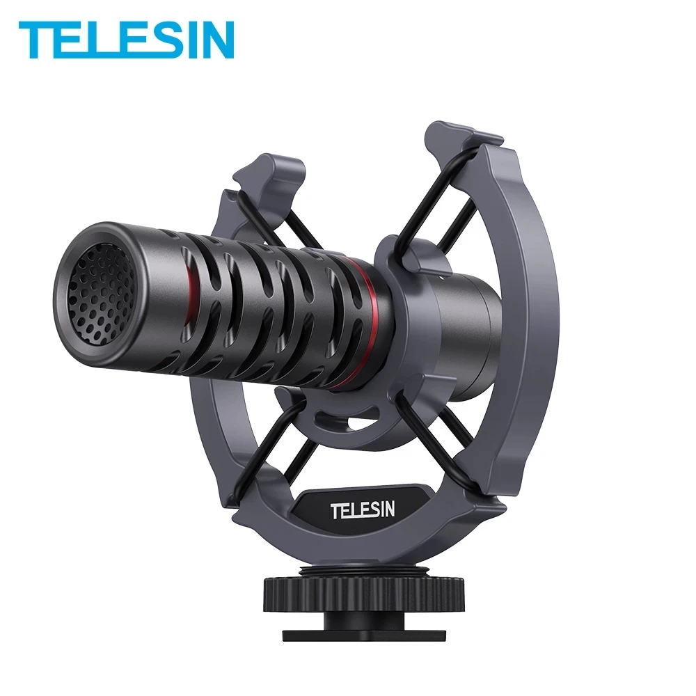 

TELESIN Condenser Video Recording Microphone on-Camera Shotgun Vlogging for iPhone Samsung Canon Sony DSLR Mac Tablet