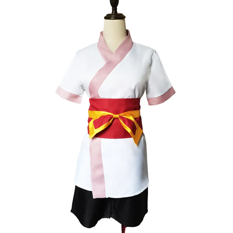 Костюм для косплея из аниме Hunter X Machi Komacine с розовым и фиолетовым париком - купить