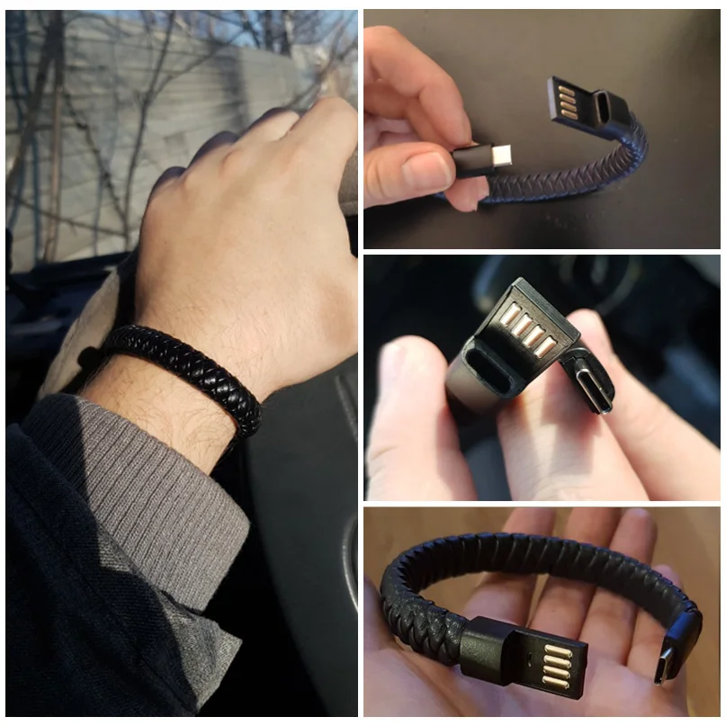 Уличный портативный мини-кабель для зарядки и передачи данных с разъемом Type-C 8pin