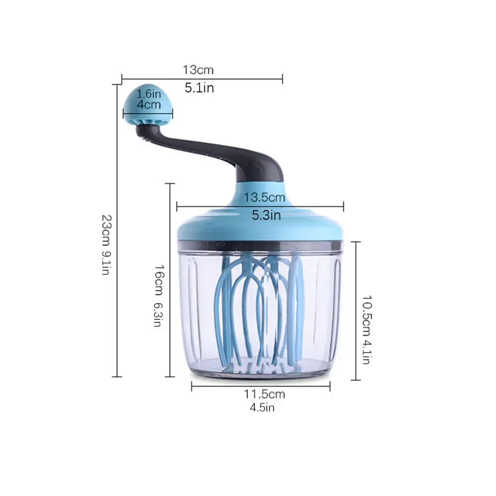 

Mini Mixer Manual Egg Beater Detachable Round Handle Food Mixer Cream Butter Mixer Home Kitchen Tool Bakting Accessories