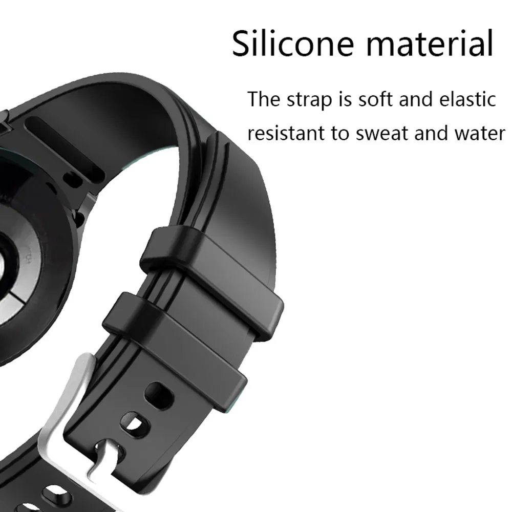 Ремешок силиконовый для Samsung Galaxy Watch 4 Classic Band 46 мм 42 спортивный сменный Браслет 44 40