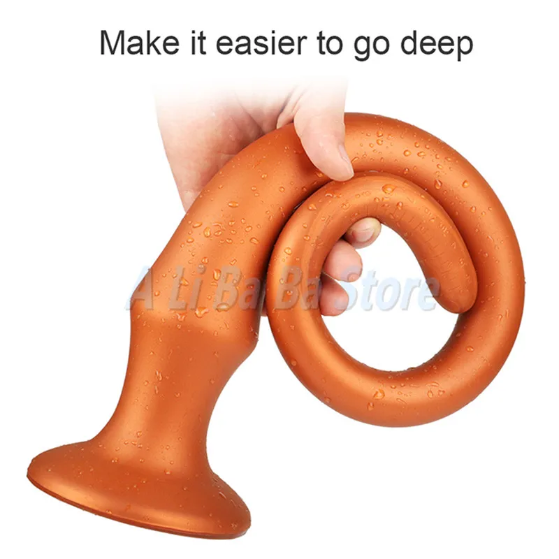 60см Супер Длинный Батт Плаг Дилдо Анальная Секс-Игрушка Для Мужчин Массажер Простаты Ануса Вагинальный Дилататор на.