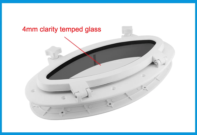 Отверстие для порта морской лодки яхты домов на колесах овальной формы