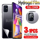 Гидрогелевая пленка для Samsung Galaxy M31s M31 s, Защитная пленка для экрана камеры Samsung M11, M21, M31, M31S, мягкая Передняя и задняя пленка HD