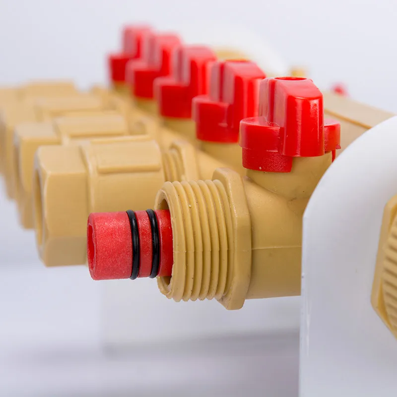 PPR подпольный нагревательный коллектор 2 8 каналов напольный водяной для 1/2