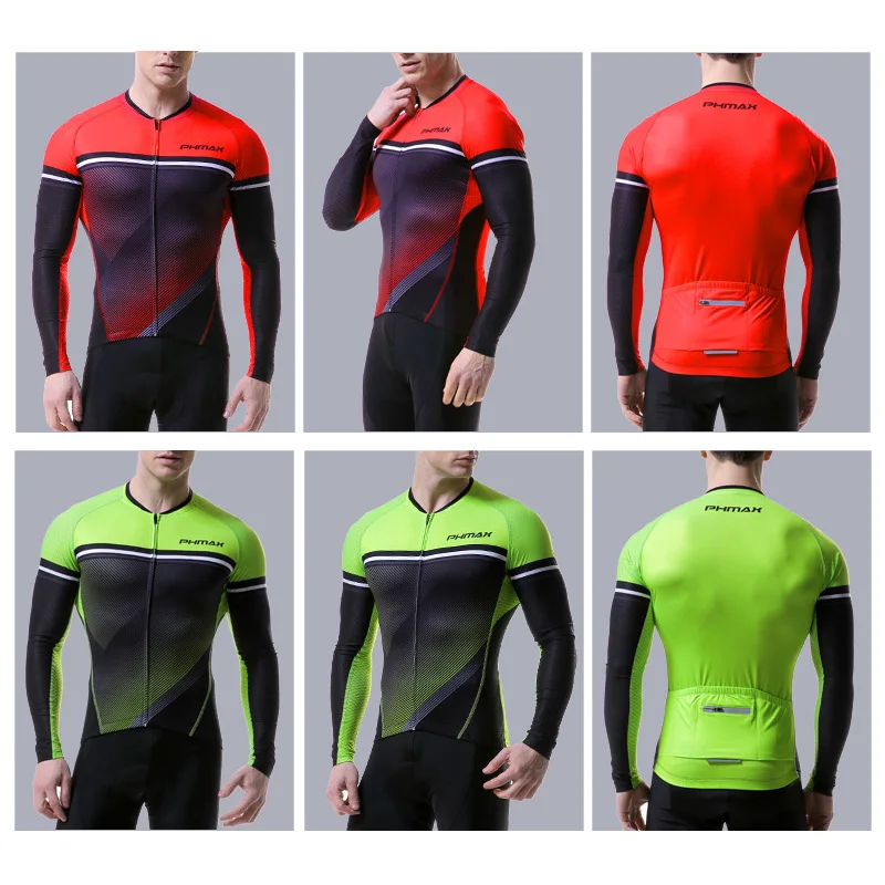 PHMAX Pro велосипедная Джерси с длинным рукавом MTB одежда Maillot Roupa Ropa De Ciclismo