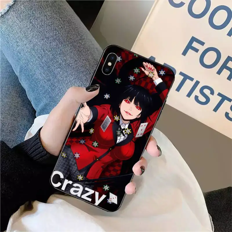 

Crazy Excitement Manga Kakegurui Phone Case for iPhone 11 12 pro XS MAX 8 7 6 6S Plus X 5S SE 2020 XR mini