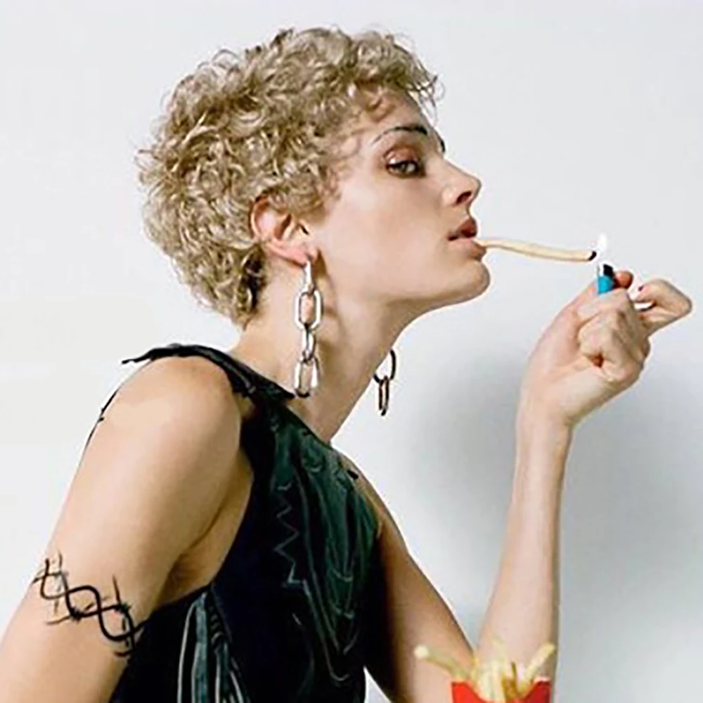 

Punk Acrylic Thick Gold Chain Big Earrings for Women Exaggerated Party Wedding Drop Earrings Fashion Jewelry Statement Brincos