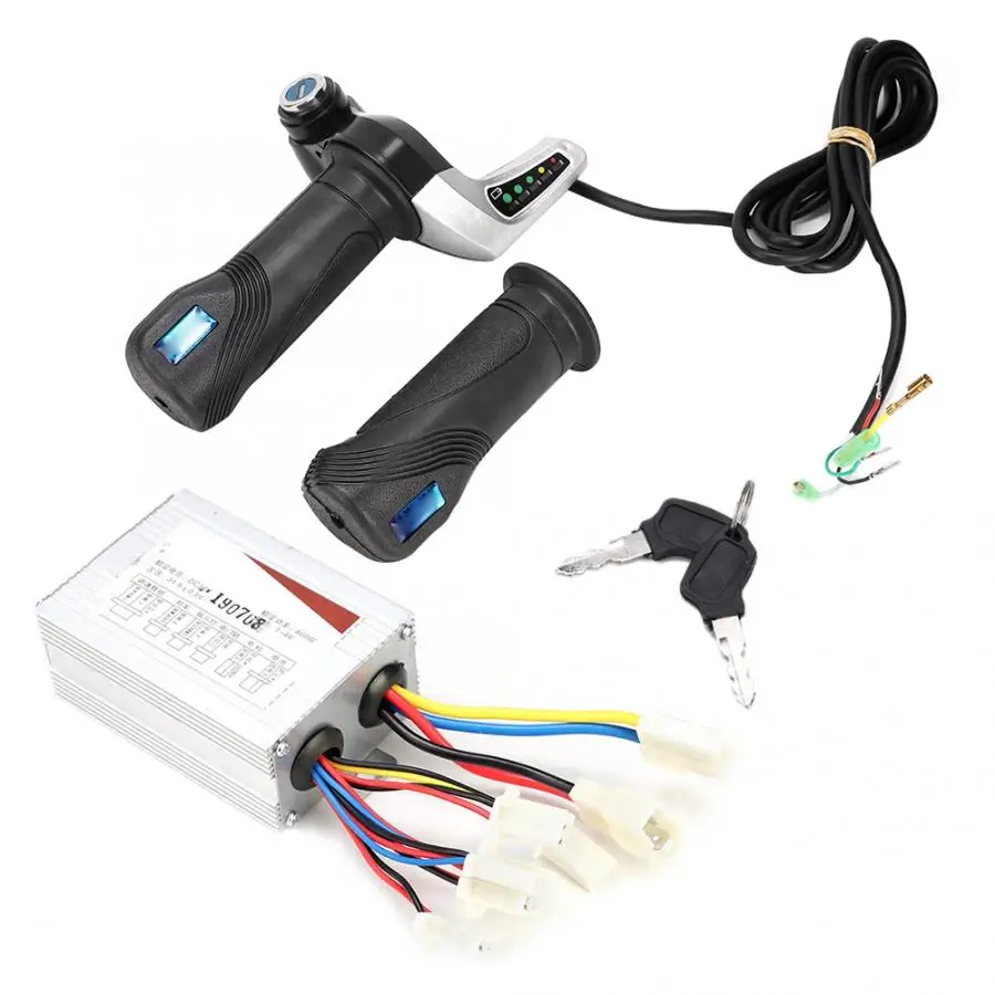 Матовый контроллер для электродвигателя велосипеда 36 В 800 Вт светодиодный