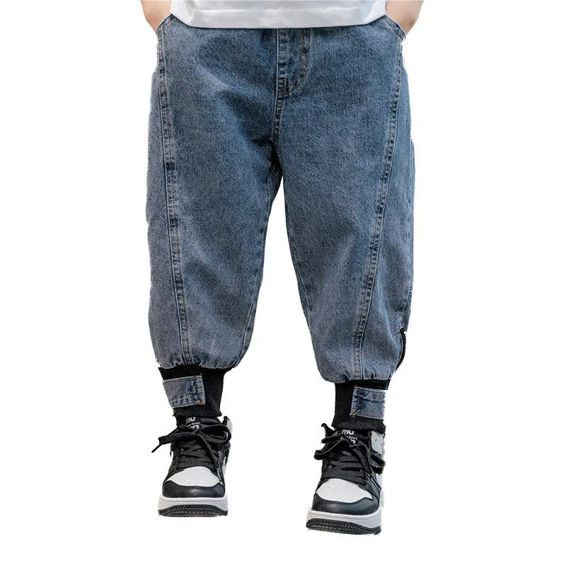 

Retro Jean Spring Summer Boy Trousers Pants Capris Kids Children Clothing School Outdoor Casual JoggingSportFormal High Qualit