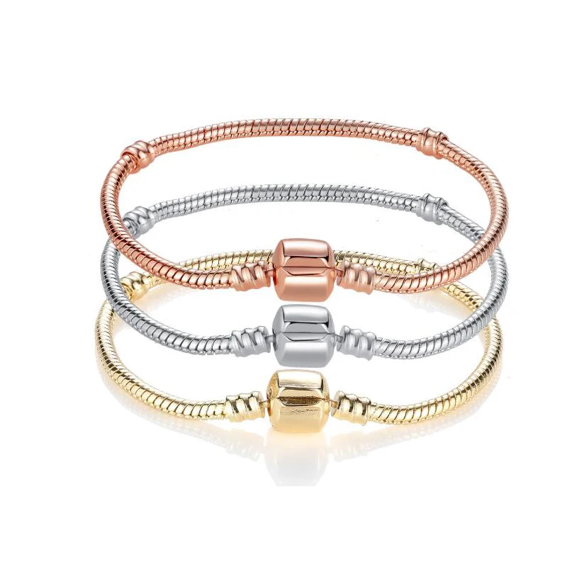 Базовая цепочка Змеиный браслет подходит для оригинальных браслетов подарки