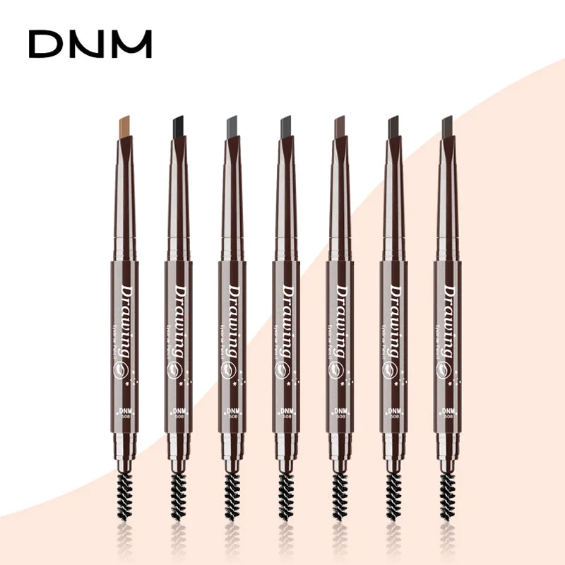 

High Quality 1Pcs Eyebrow Pencil Portable Dual Head Eyebrow Drawing Makeup Tool Long Lasting Waterproof Brow Cosmetics