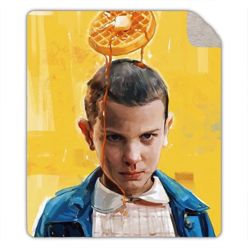 3D принт странные фильмы вещи премиум одеяло Принт по требованию шерпа s для