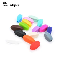 lofca wholesale 50pcslot starfruit loose silicon beads for teething necklace diy beads baby teether beads for mom and baby
