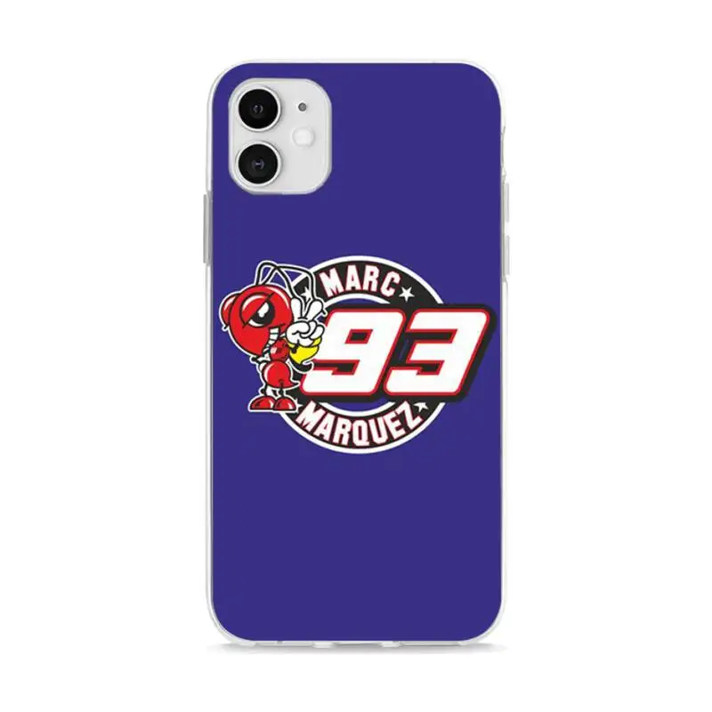 

Motorcycle 93 Phone Case Case Coque Fundas For Iphone 11 PRO MAX X XS XR 4S 5S 6S 7 8 PLUS SE 2020