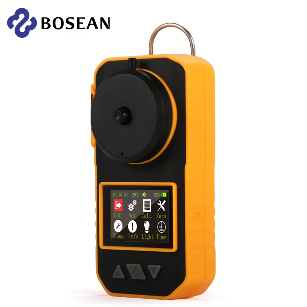 

Bosean Hot sale handheld 4 in 1 gas alarm O2 CO H2S EX Portable multi 4 in 1 gas detector