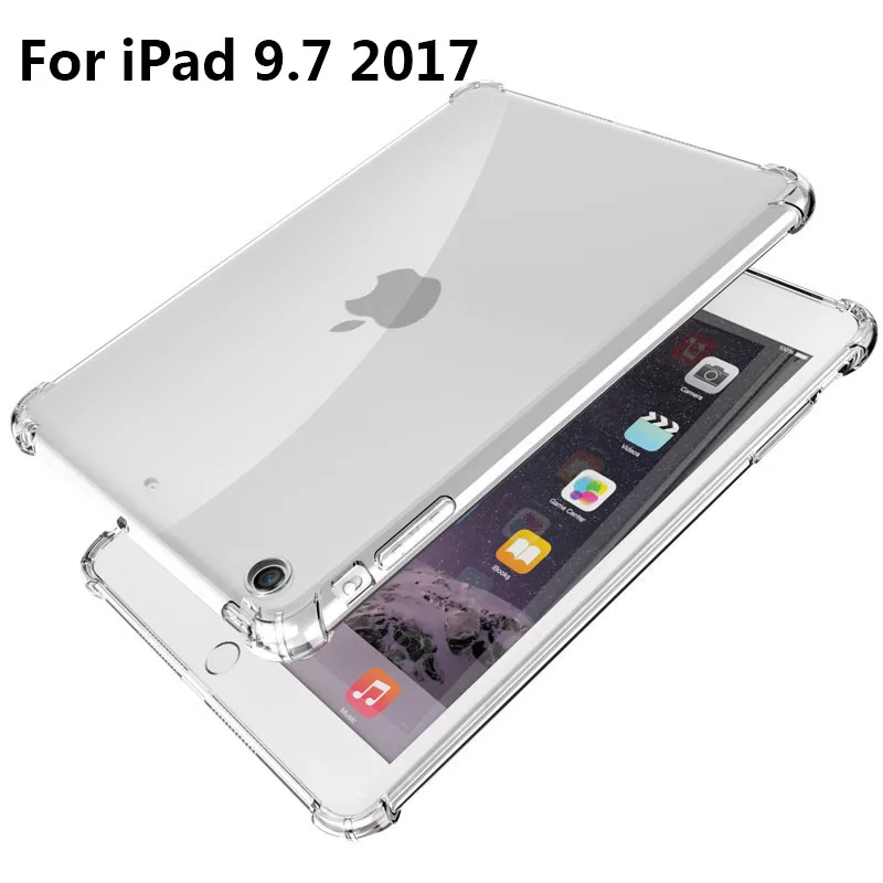 For ipad 9.7 2017 Противоударный чехол для нового iPad Pro 10,5 Air 2 9,7 Mini 4 2 3, чехол-накладка из мягкого ТПУ для iPad Air 1 Pro 10,5 Mini 2 3 4 - Цвет: For ipad 9.7 2017