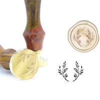 custom sealing wax stamps diy stamps handle for wedding invitations sealing grass ring wax seal stamp b1355