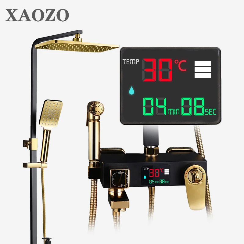 Душевая система латунный смеситель с ручной душевой системой и дождевым душем |