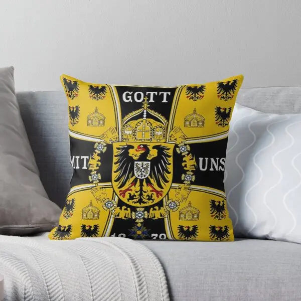 

Prussian Battle Flag of 1870 Soft ative Throw Pillow Cover Pillow Case Cover Wedding Bed Pillows NOT Included