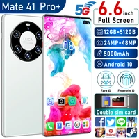 huawe mate41pro 4g 5g global version gps 6 6 inch 12gb512gb smartphone face unlock android 10 0 mobile phone mini cellphone