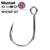 mustad norway origin fishing hook small hard bait for single hook sea fishing10121np dt8 80