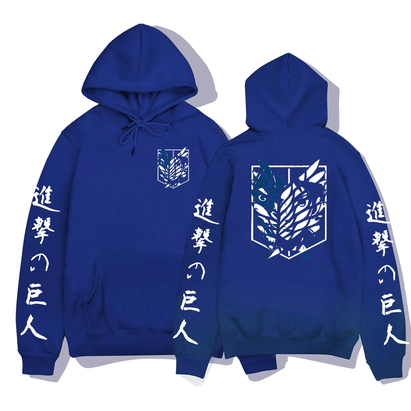 

2021 Anime Attack on Titan Printed mens Hoodie Threaded cuffs Men Women hoodie sweatshirt Tops Harajuku Clothes