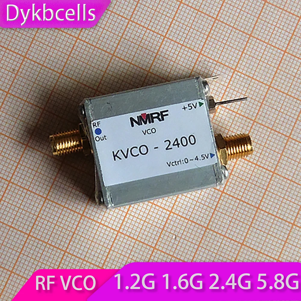 

Dykbcells 2.4Ghz 5.8Ghz RF microwave VCO Voltage controlled oscillator Sweep frequency signal source, generator 1.6G 1.75G 1.2G