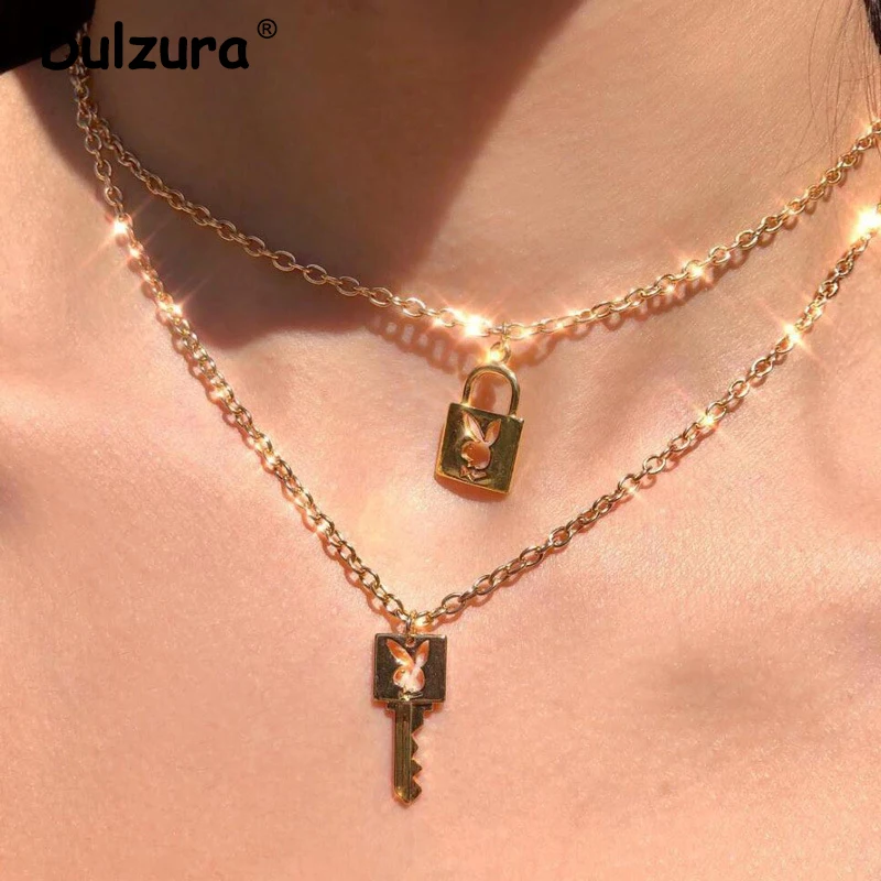 Женское ожерелье с подвеской кролик в стиле Харадзюку|Колье| |