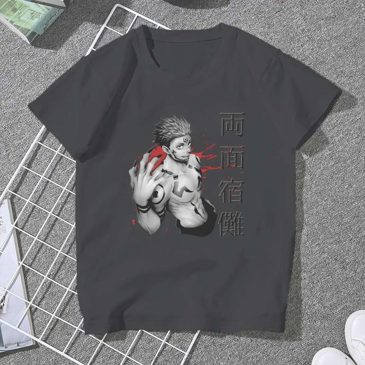 

Футболка женская с коротким рукавом, аниме, размеры до 5XL